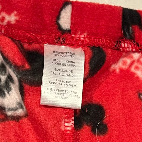 Women's/Men's Disney fleece Pajama Bottoms- Size Large - Picture 2 of 6